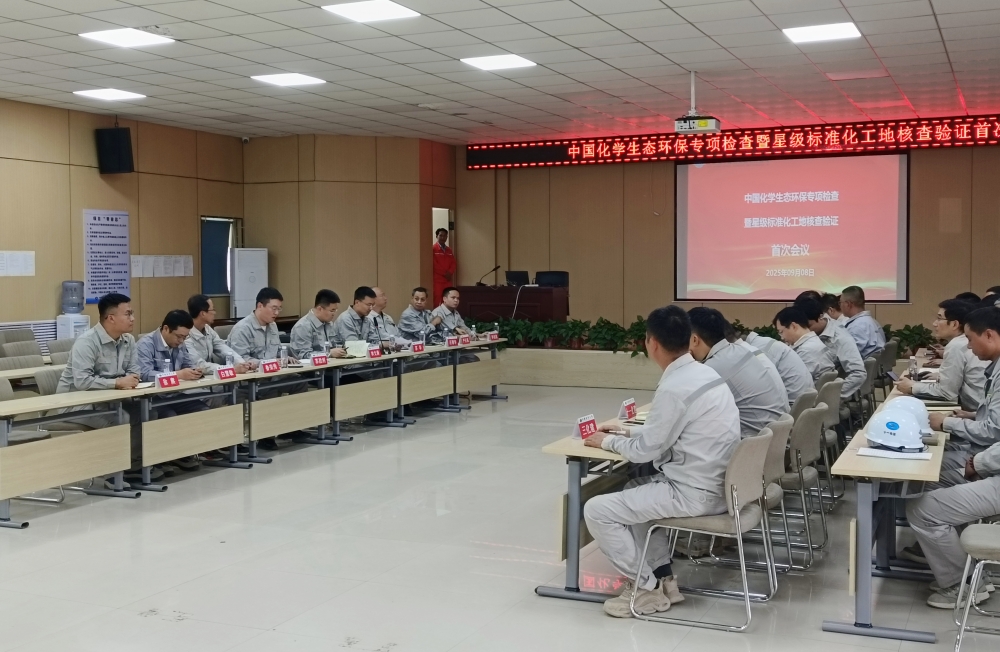 中国化学在金年会官方网站入口公司中煤项目召开生态环保专项检查暨星级标准化工地建设核查验证首次会.jpg